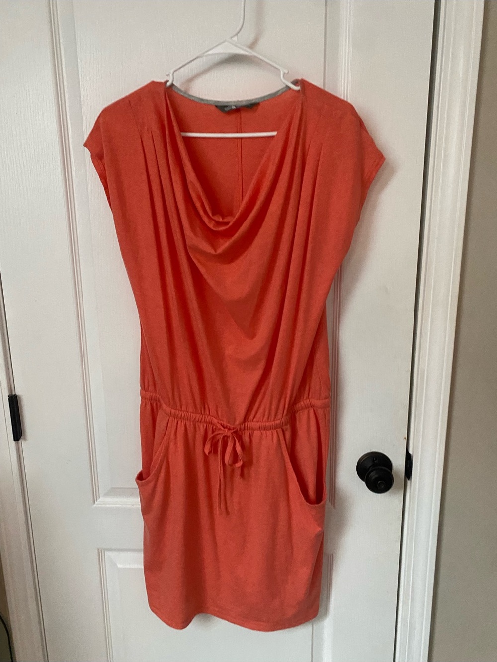 The North Face Coral Cowl Neck Drawstring Mini Dress